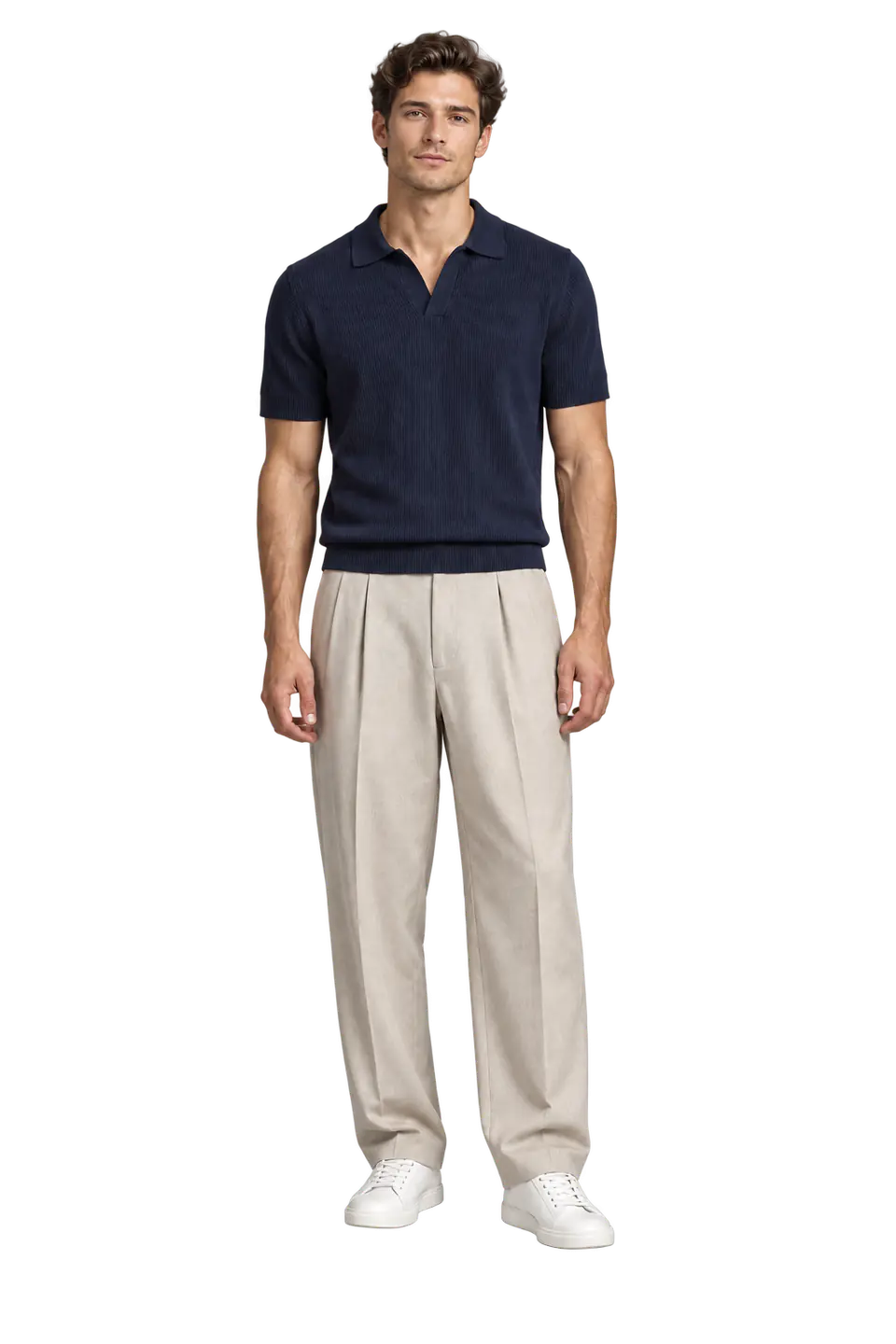 Look 13 — The Knit Polo