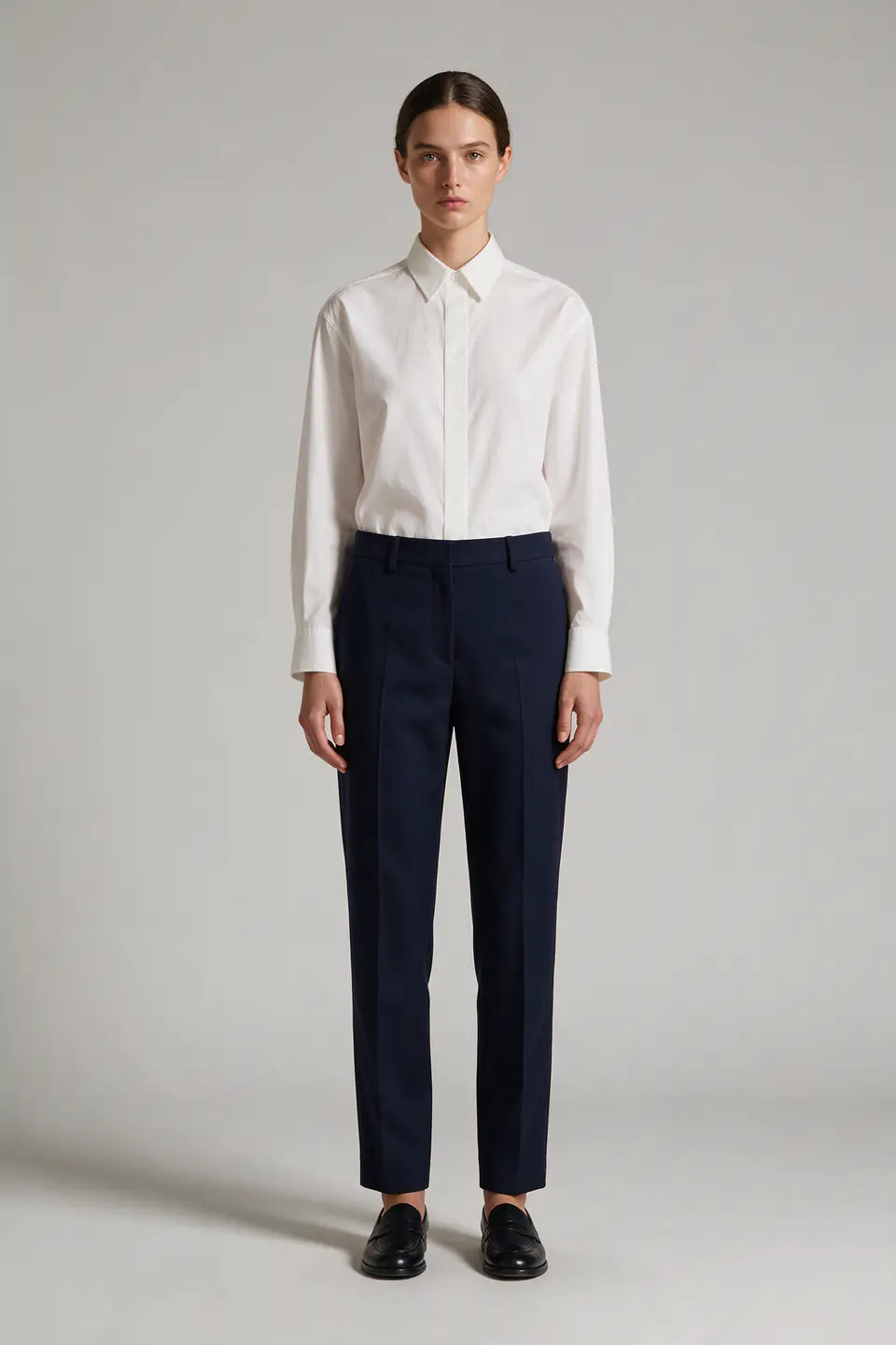 Look 05 — The White Shirt